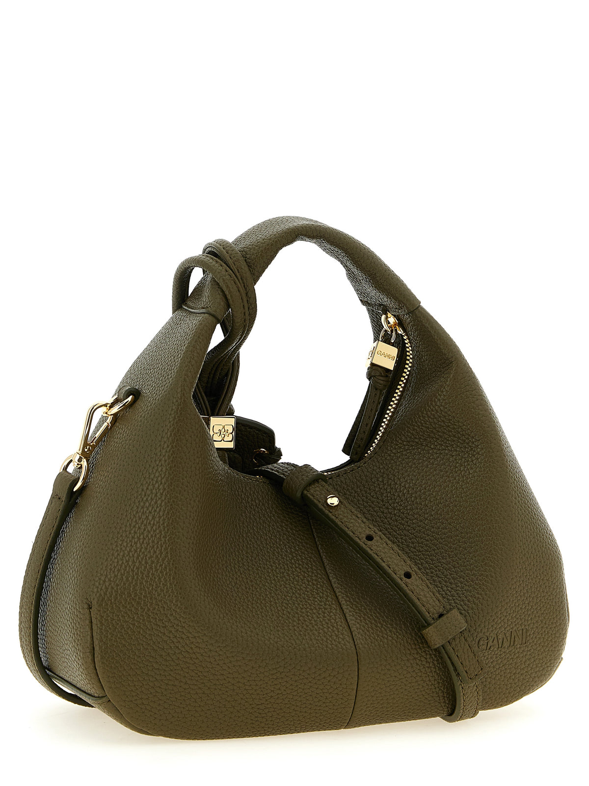 Sac à main Ganni bicolore en polyester