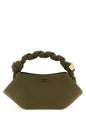 Ganni Bicolor Polyester Handbag