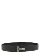 Ceinture Tom Ford en veau noir
