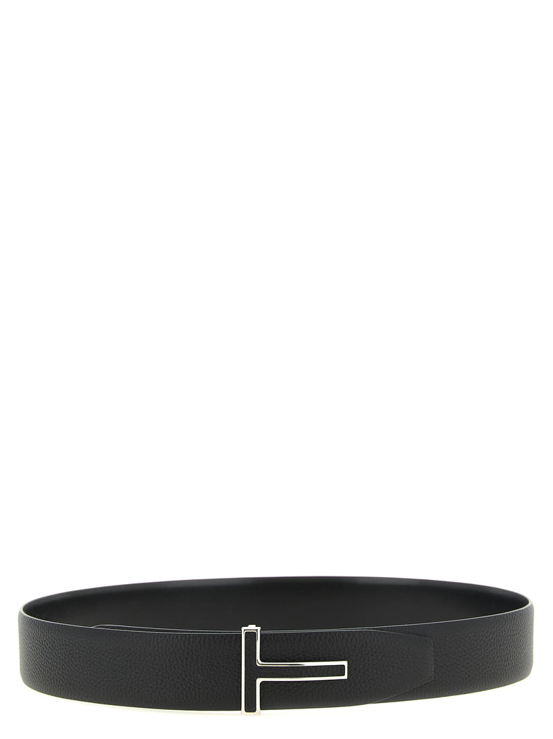 Ceinture Tom Ford en veau noir