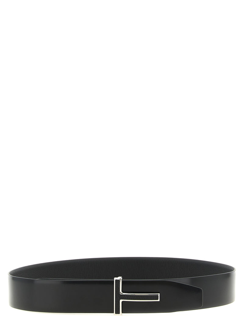 Ceinture Tom Ford en veau noir