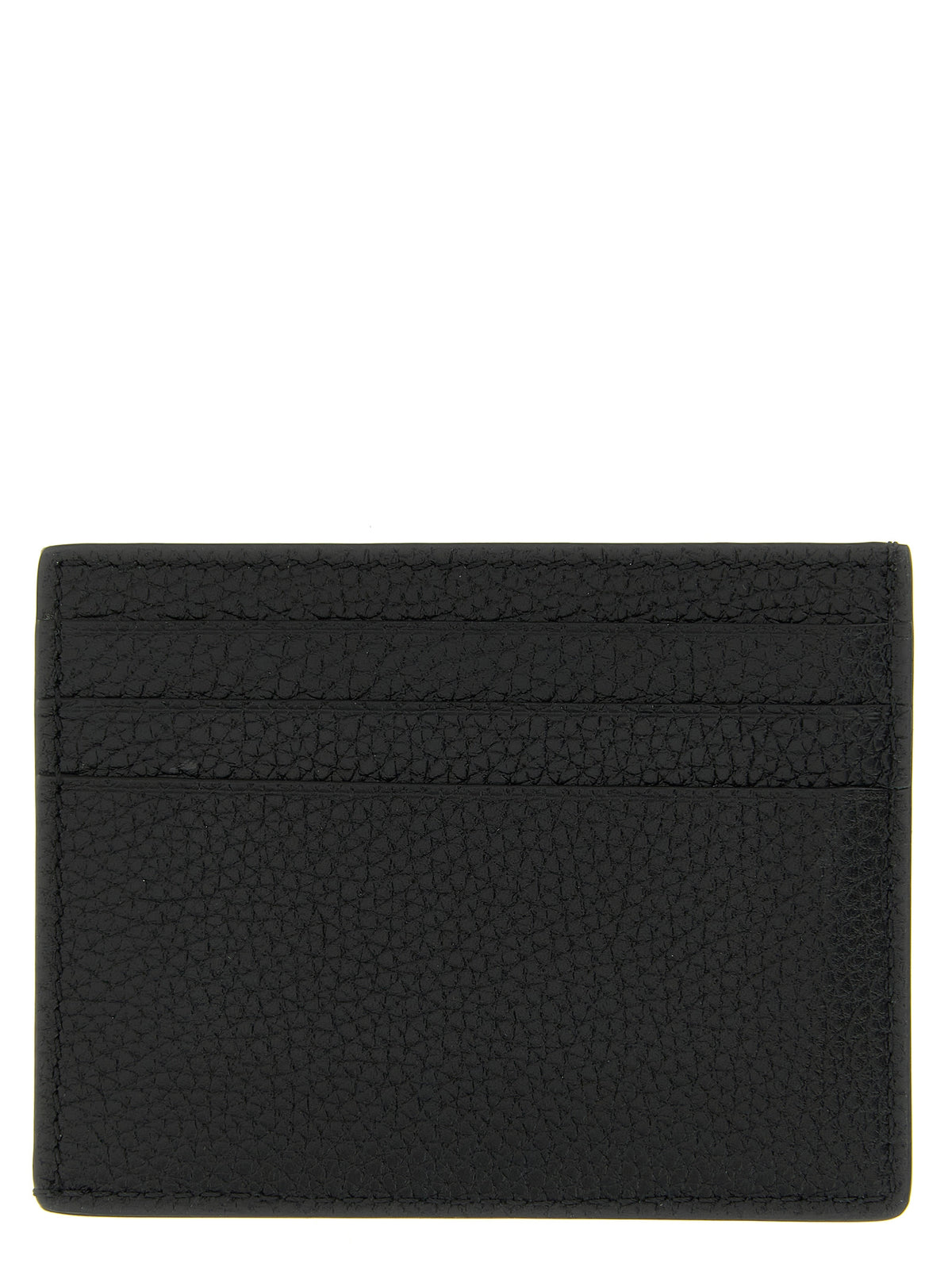 Porte-cartes Tom Ford en cuir de veau noir