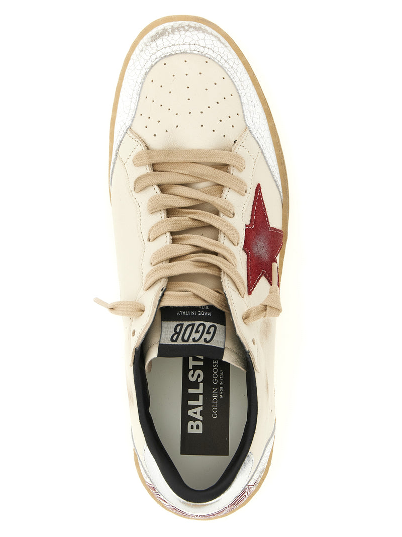Golden Goose Ball Star Multicolor Leather Low Top Sneakers