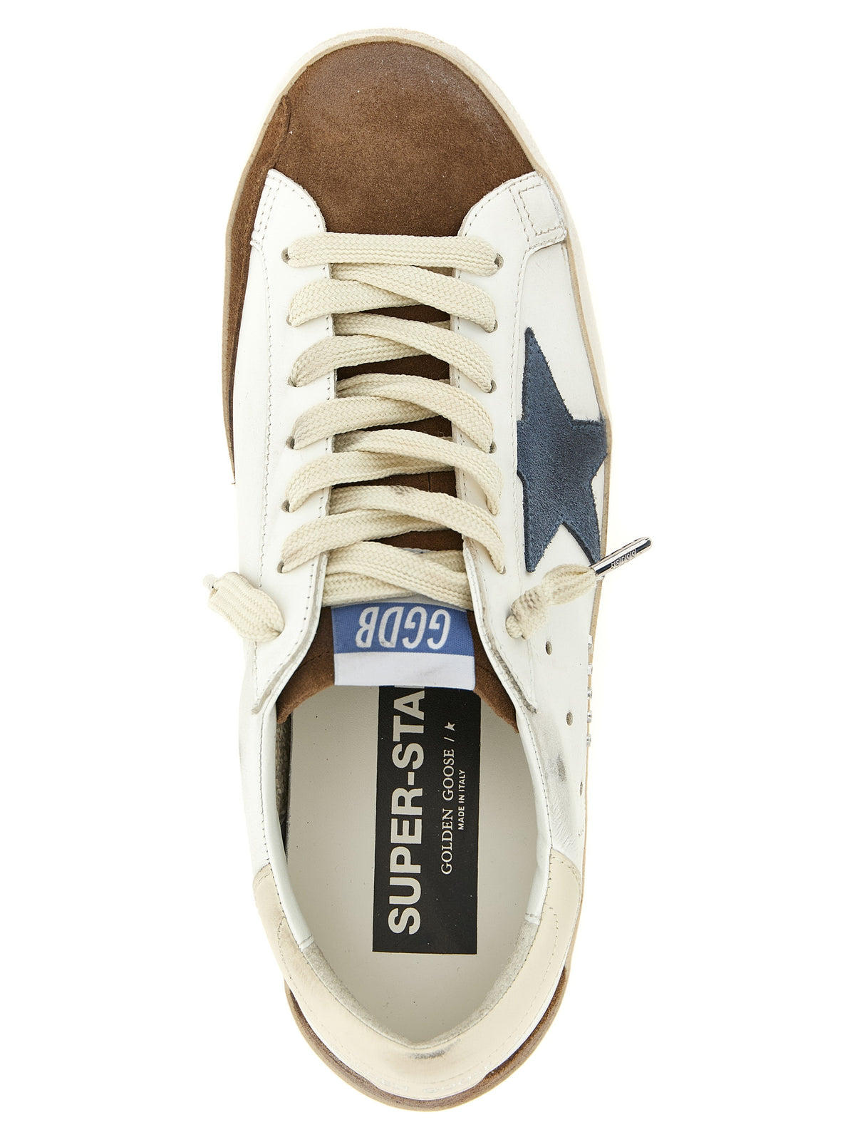 Golden Goose Multicolor Cowhide Sneakers - Super Star Model