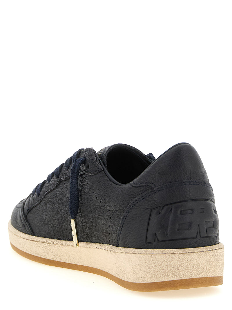 Baskets basses Golden Goose en cuir de vachette bleu