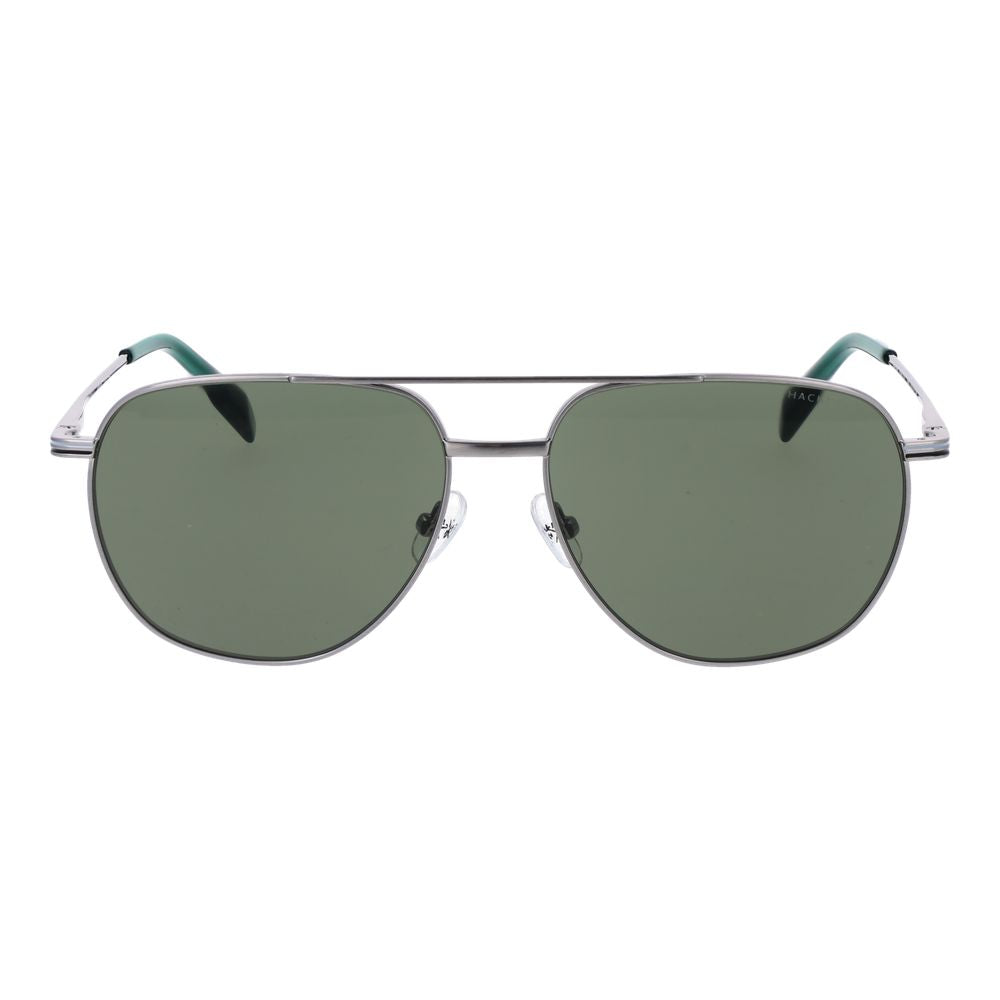 Lunettes de soleil en métal argenté Hackett