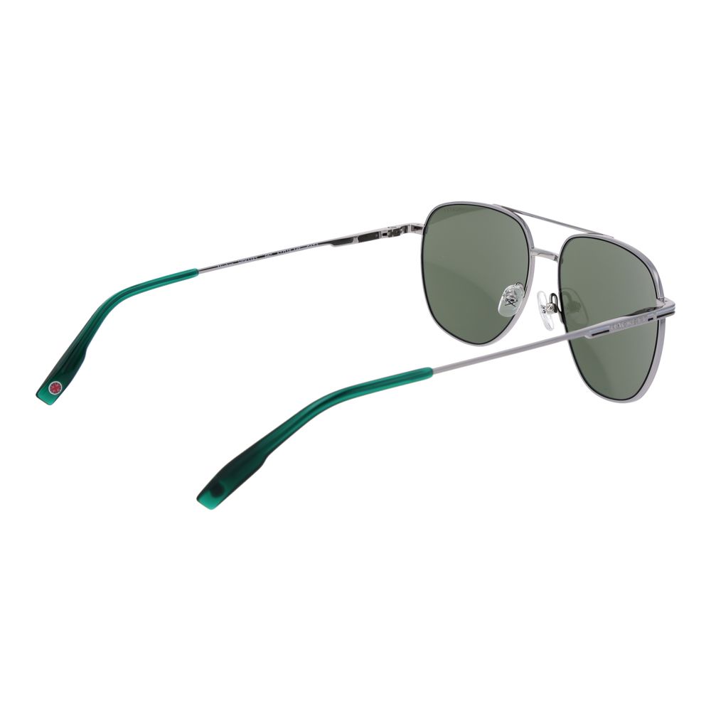 Lunettes de soleil en métal argenté Hackett