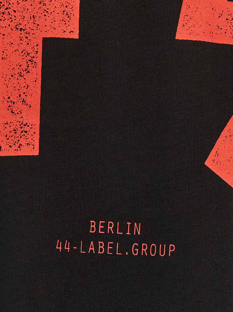 44 Label Group Black Cotton T-Shirt - Guestlist Edition