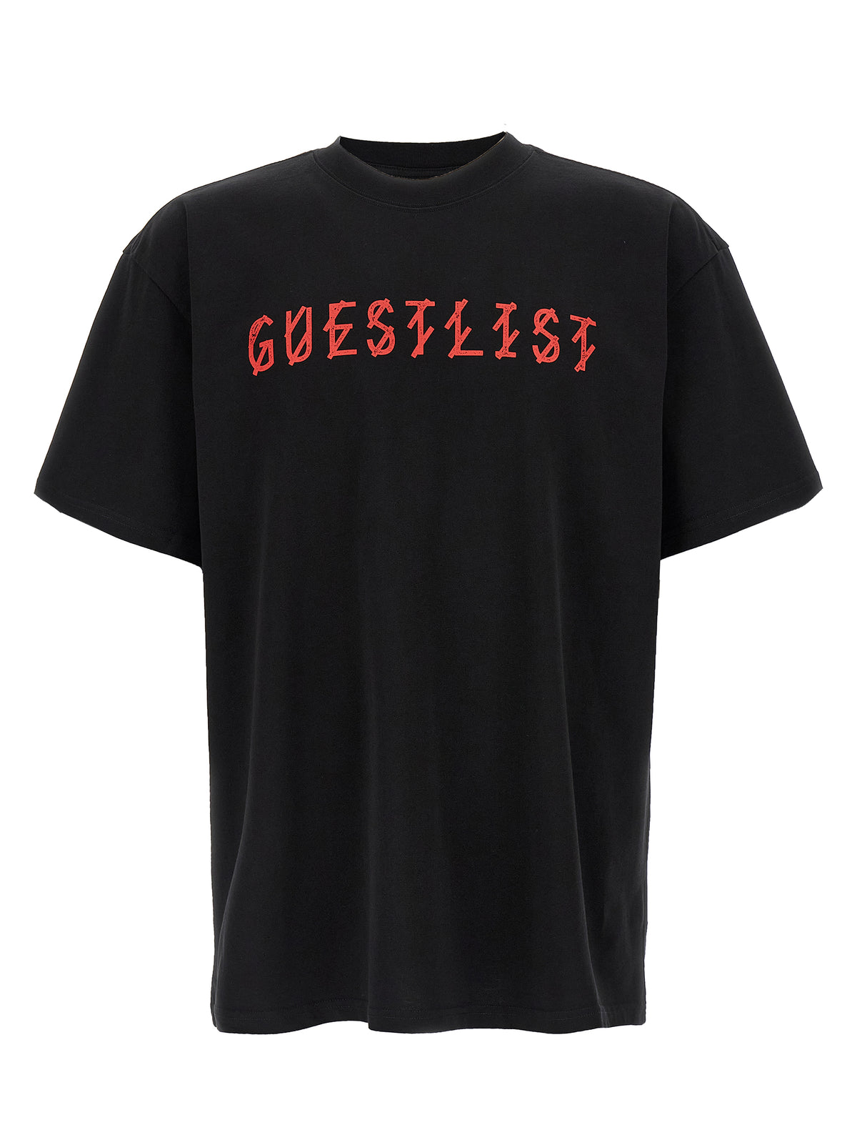 44 Label Group Black Cotton T-Shirt - Guestlist Edition
