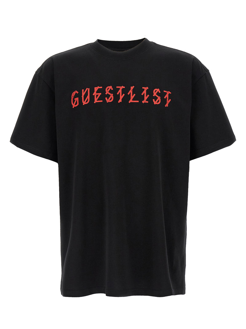 44 Label Group Black Cotton T-Shirt - Guestlist Edition
