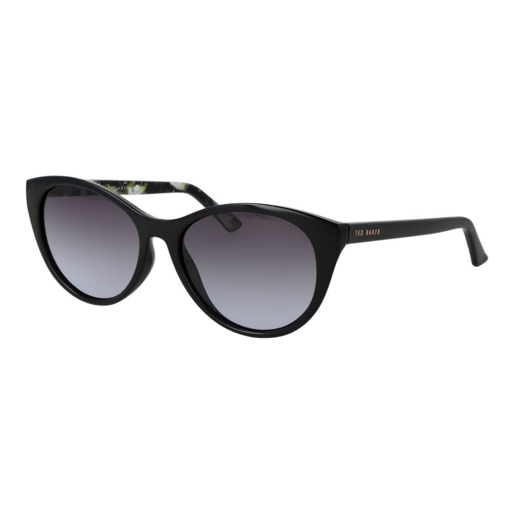 Ted Baker Black Acetate Cat Eye Sunglasses