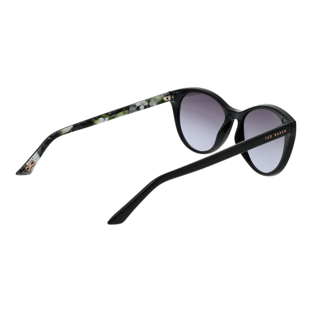 Ted Baker Black Acetate Cat Eye Sunglasses