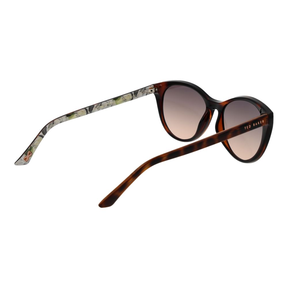 Ted Baker Brown Acetate Cat Eye Sunglasses for Women