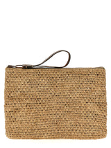 Pochette Ibeliv en raphia beige