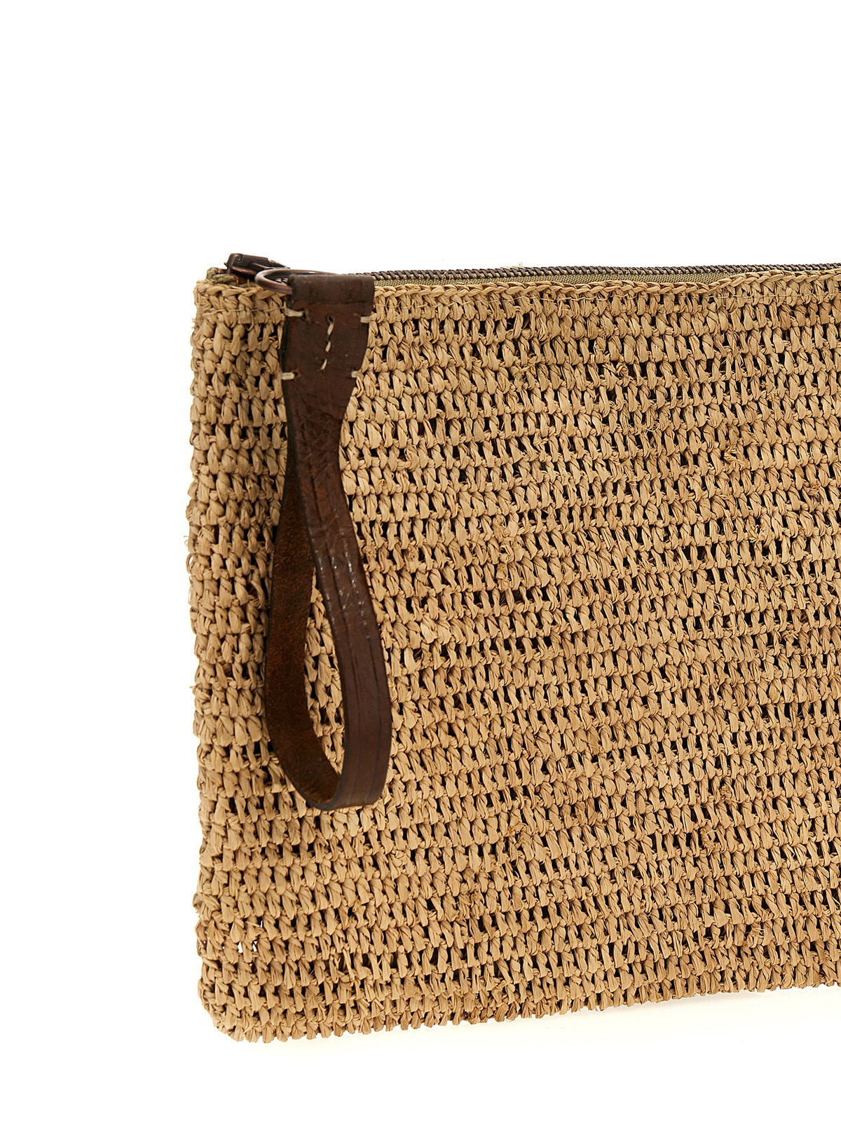 Pochette Ibeliv en raphia beige