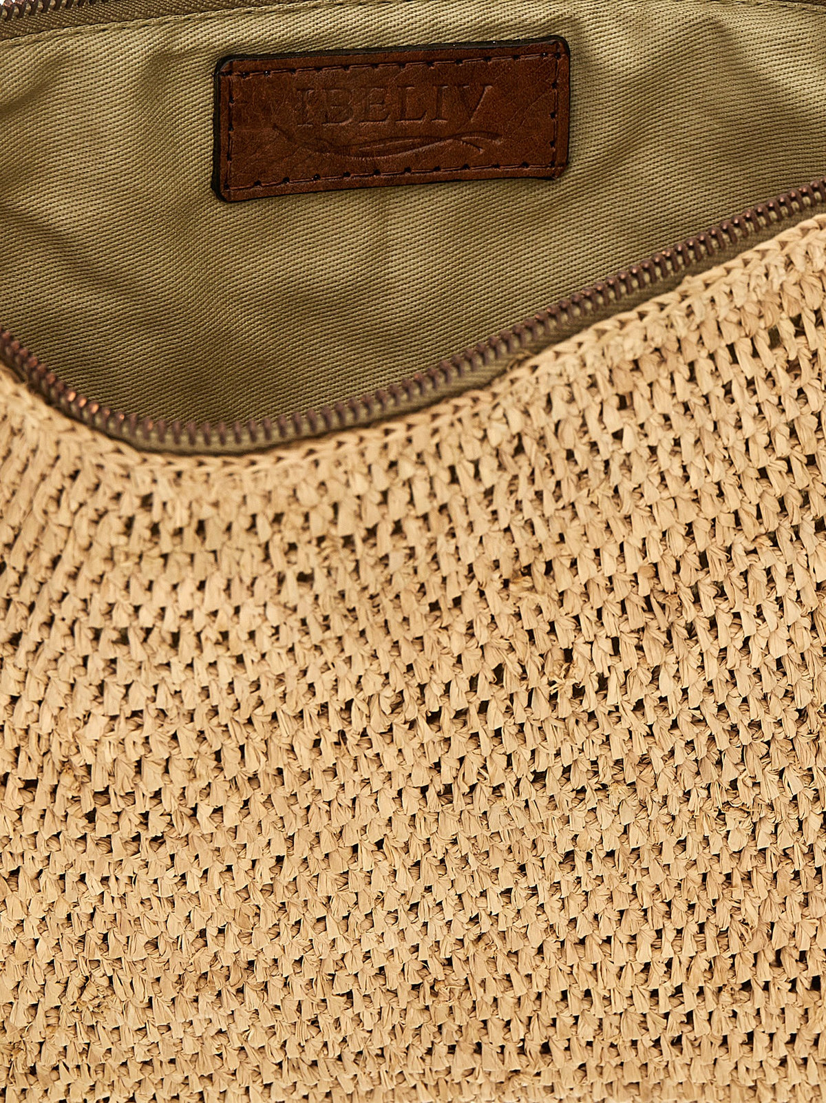 Pochette Ibeliv en raphia beige