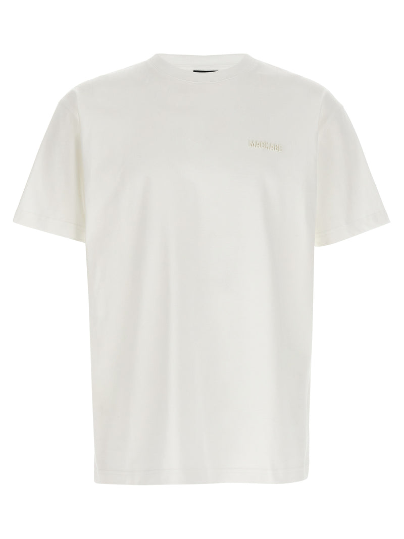 Mackage White Cotton T-Shirt - Bold Style & Comfort