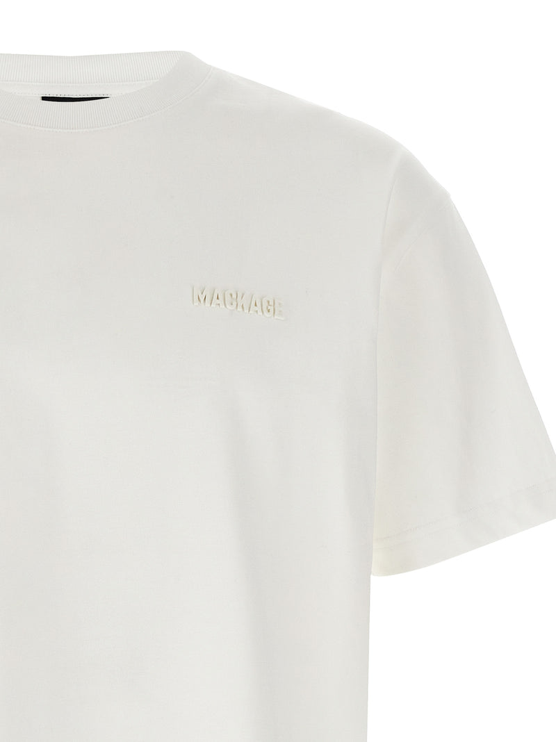 Mackage White Cotton T-Shirt - Bold Style & Comfort
