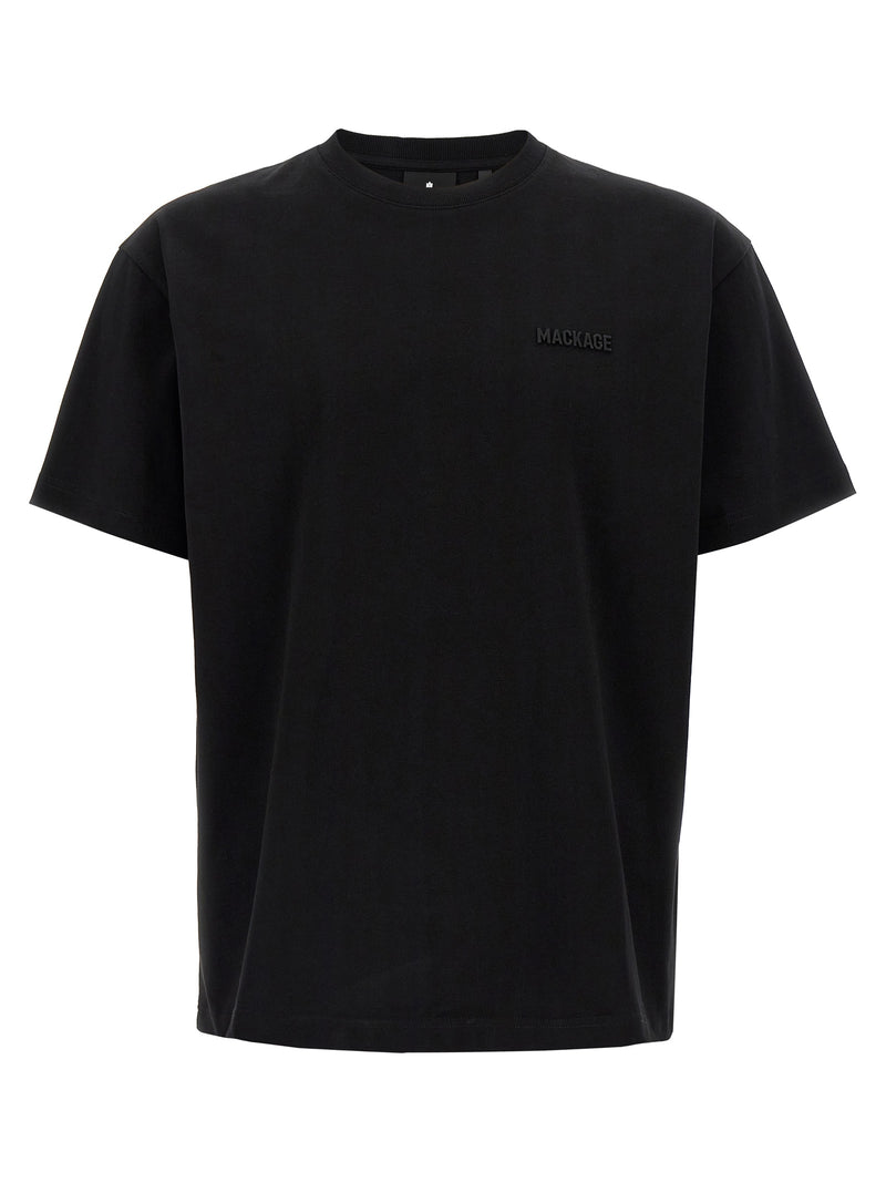 Mackage Black Cotton T-Shirt - Modern Style with Comfort