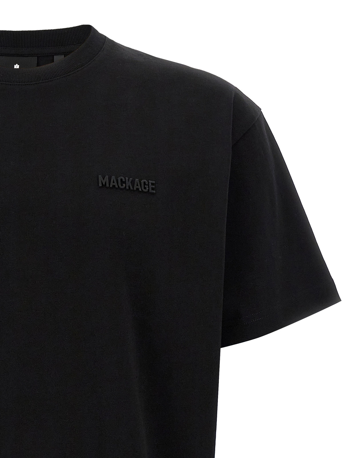 Mackage Tee-R Black Cotton T-Shirt for Men