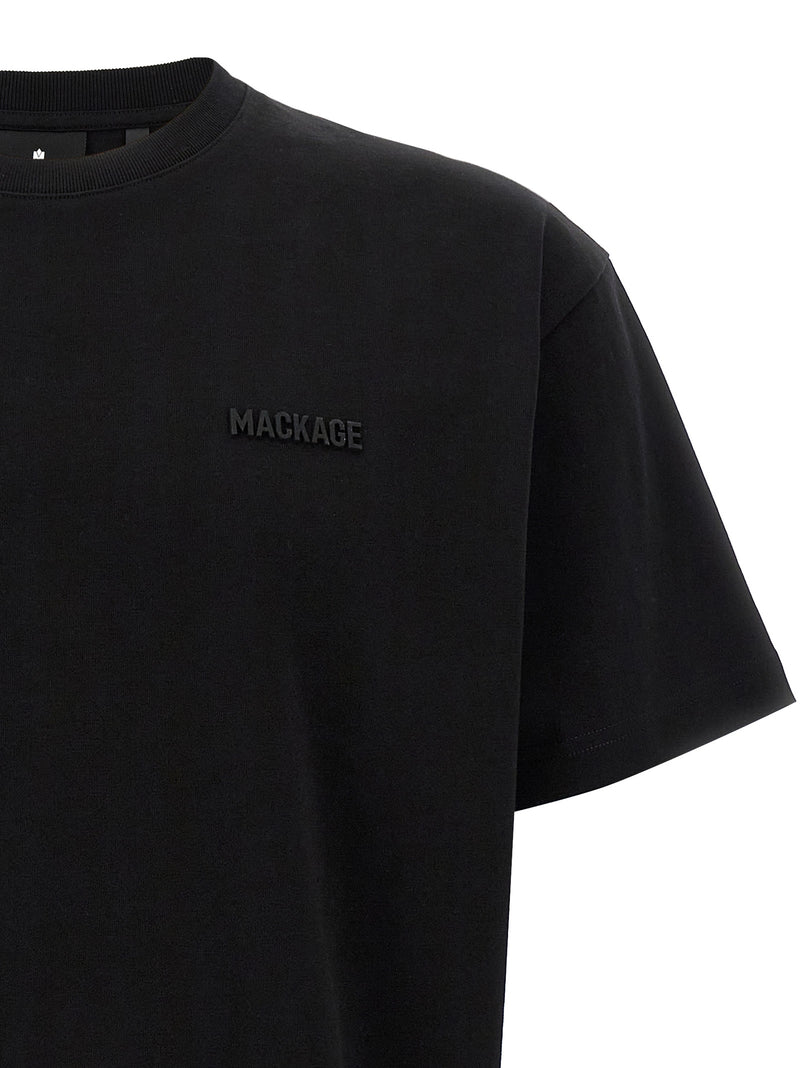 Mackage Black Cotton T-Shirt - Modern Style with Comfort