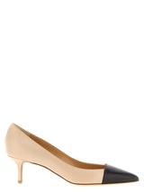 Francesco Russo Multicolor Goatskin Mid Heel Pumps