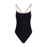 Maillot de bain une pièce Burberry noir en polyamide
