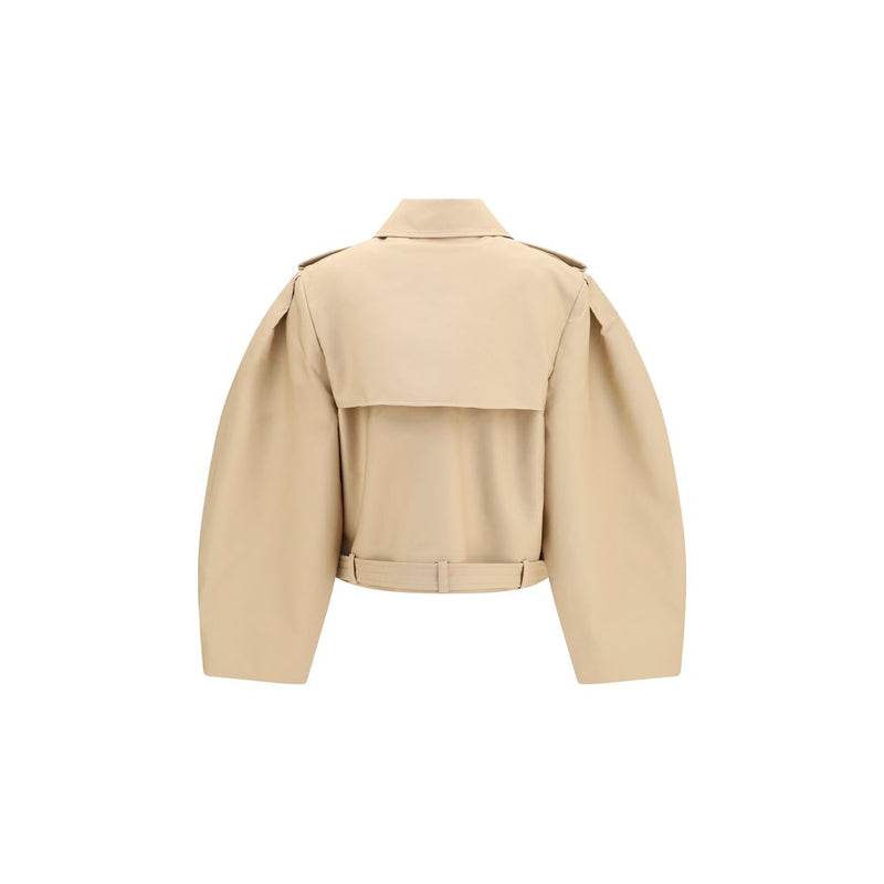 Veste Ganni en coton beige