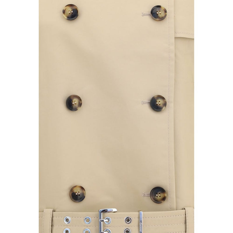 Veste Ganni en coton beige