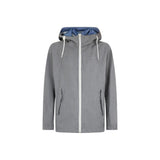 Herno Gray Virgin Wool Shell Jacket for Men
