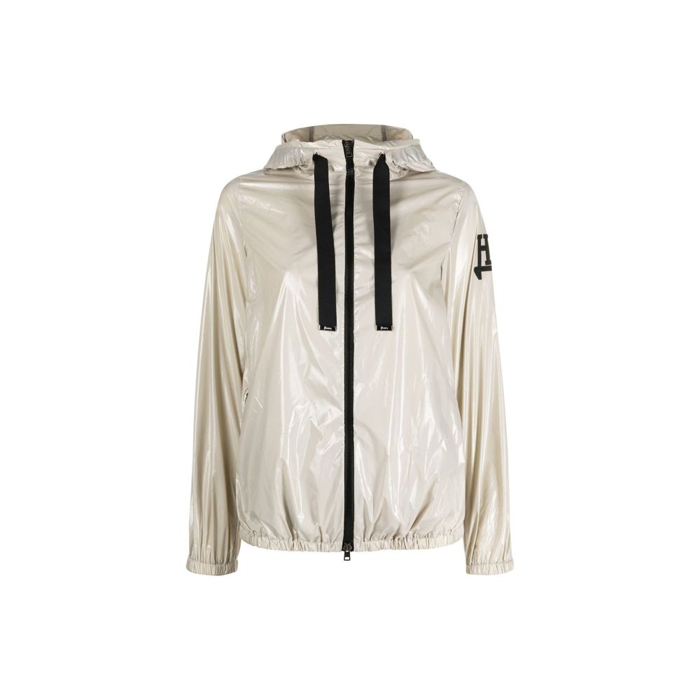 Herno Beige Polyamide Shell Jacket for Women
