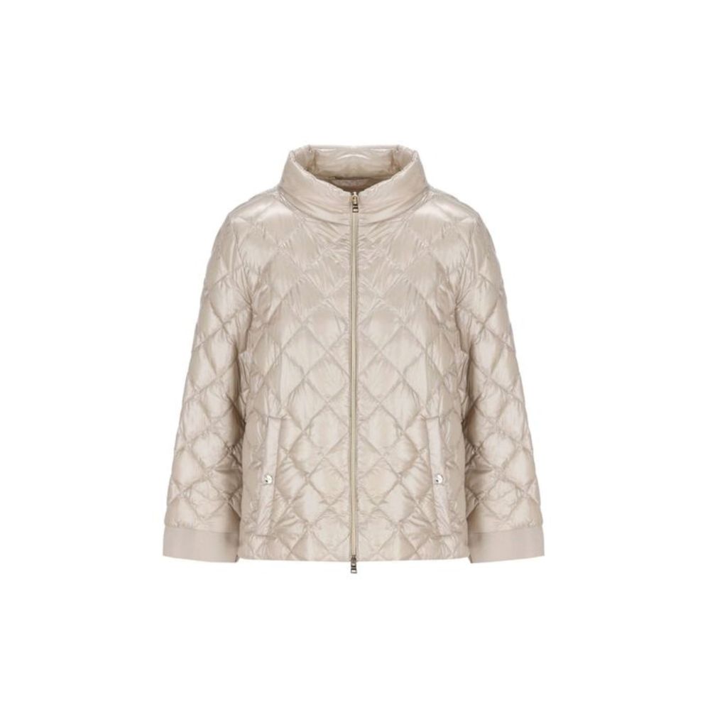Herno Beige Polyamide Full-Length Jacket for Women
