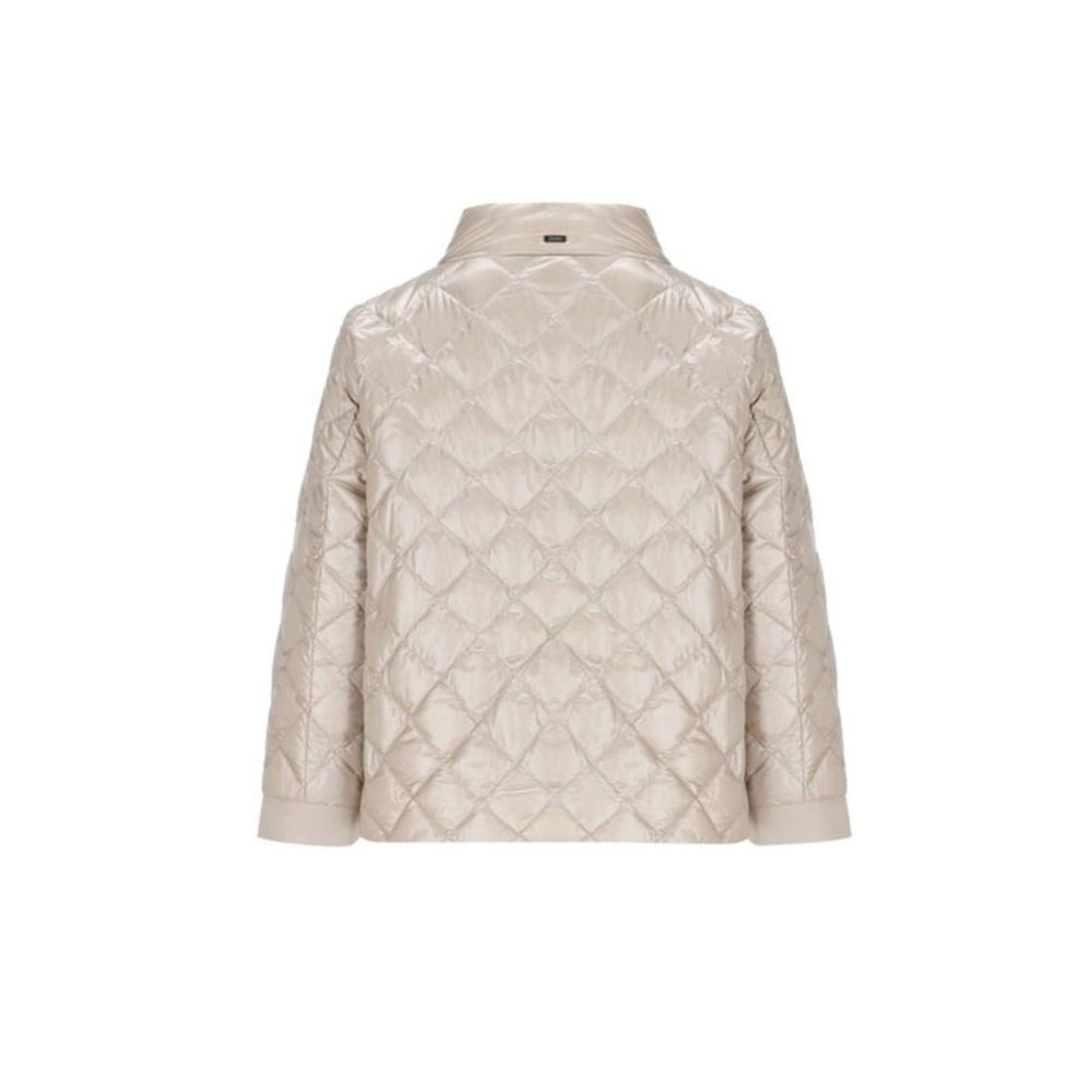 Herno Beige Polyamide Full-Length Jacket for Women