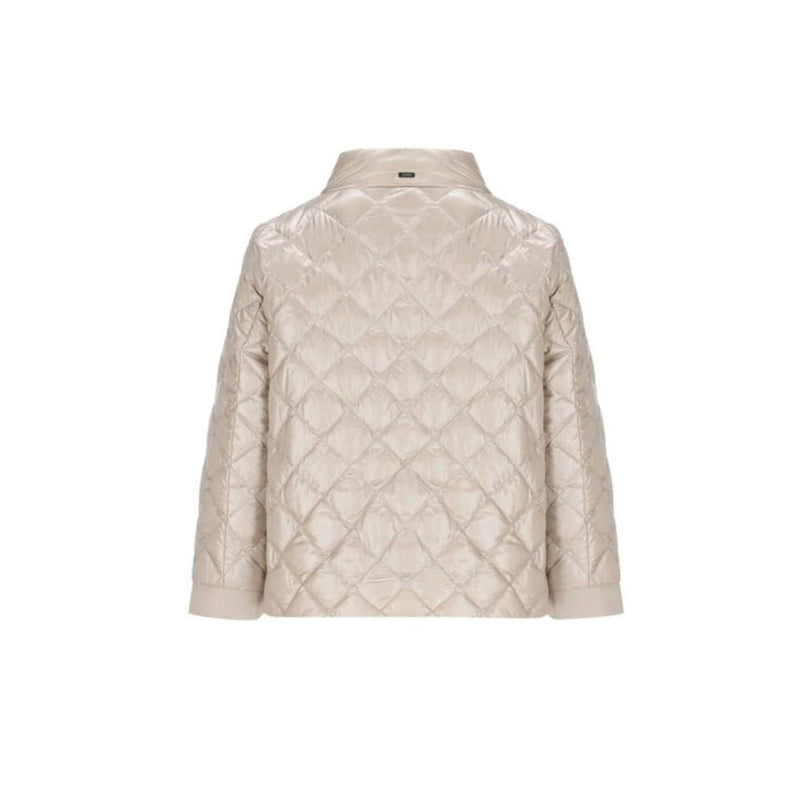 Herno Beige Polyamide Full-Length Jacket for Women