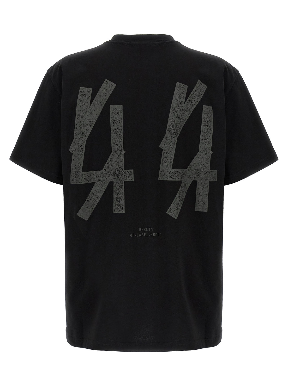 44 Label Group Black Cotton T-Shirt