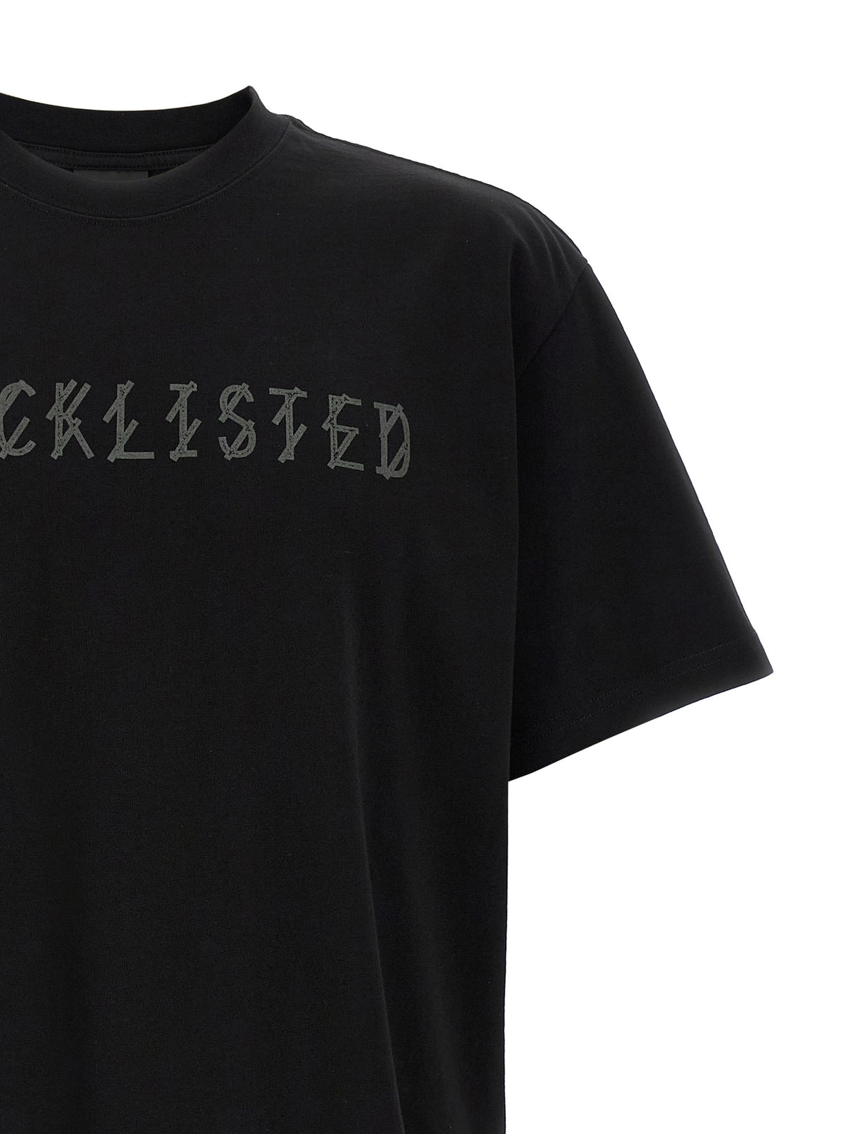 44 Label Group Black Cotton T-Shirt