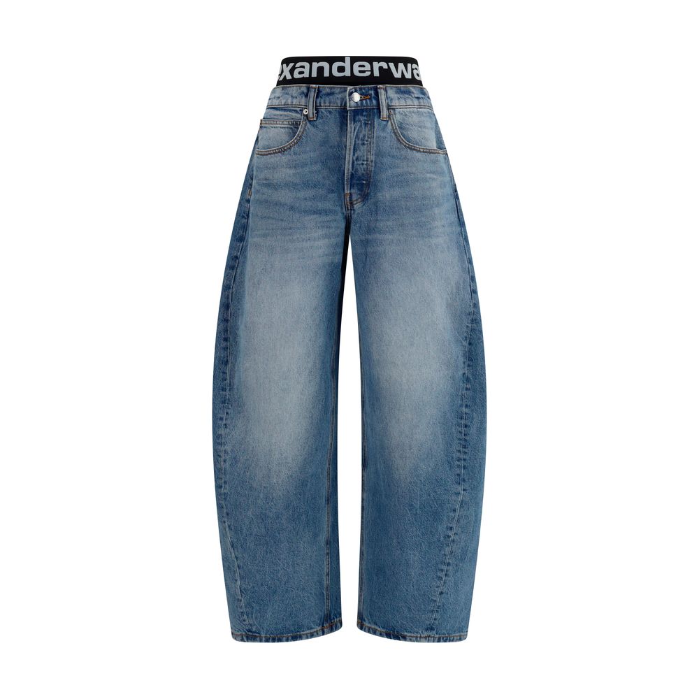 Jean relax en coton bleu Alexander Wang