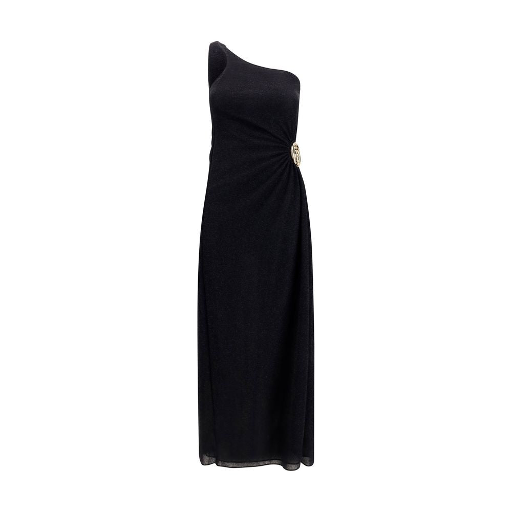 Robe de cocktail Oséree noire en polyamide