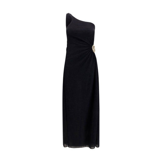 Robe de cocktail Oséree noire en polyamide