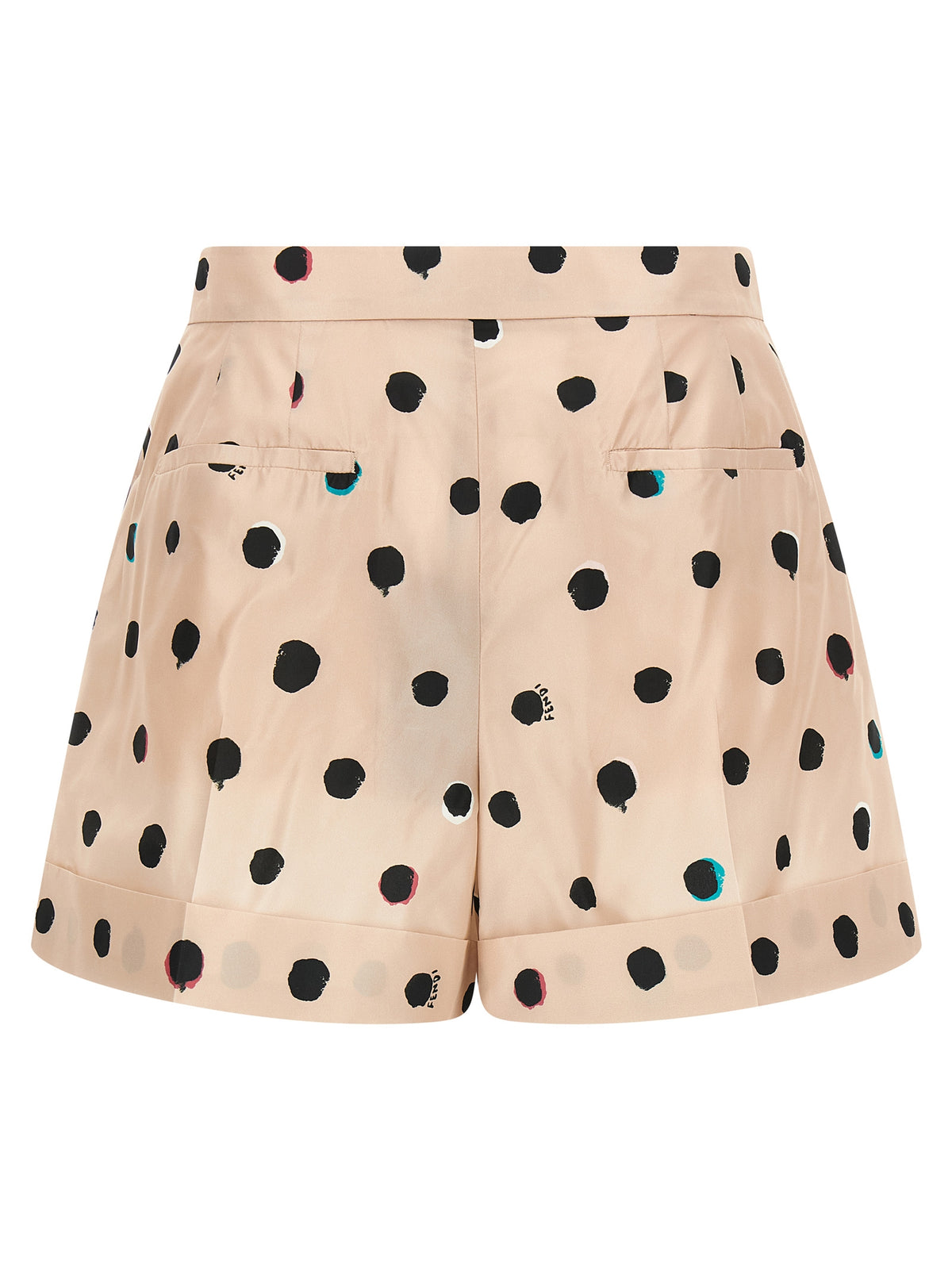 Short en soie multicolore Fendi