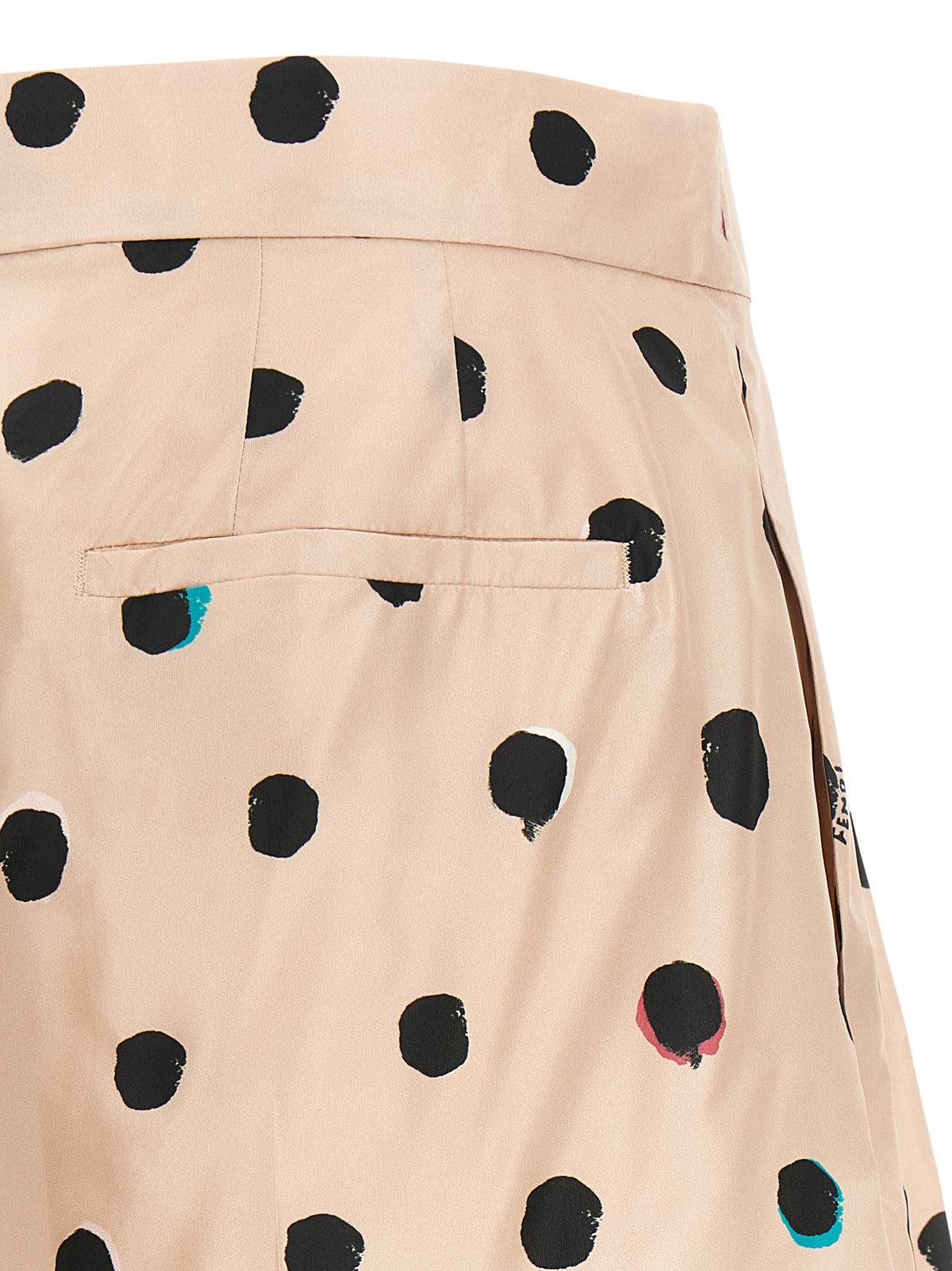 Short en soie multicolore Fendi