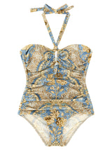 Zimmermann Blue Polyamide One-Piece Swimsuit