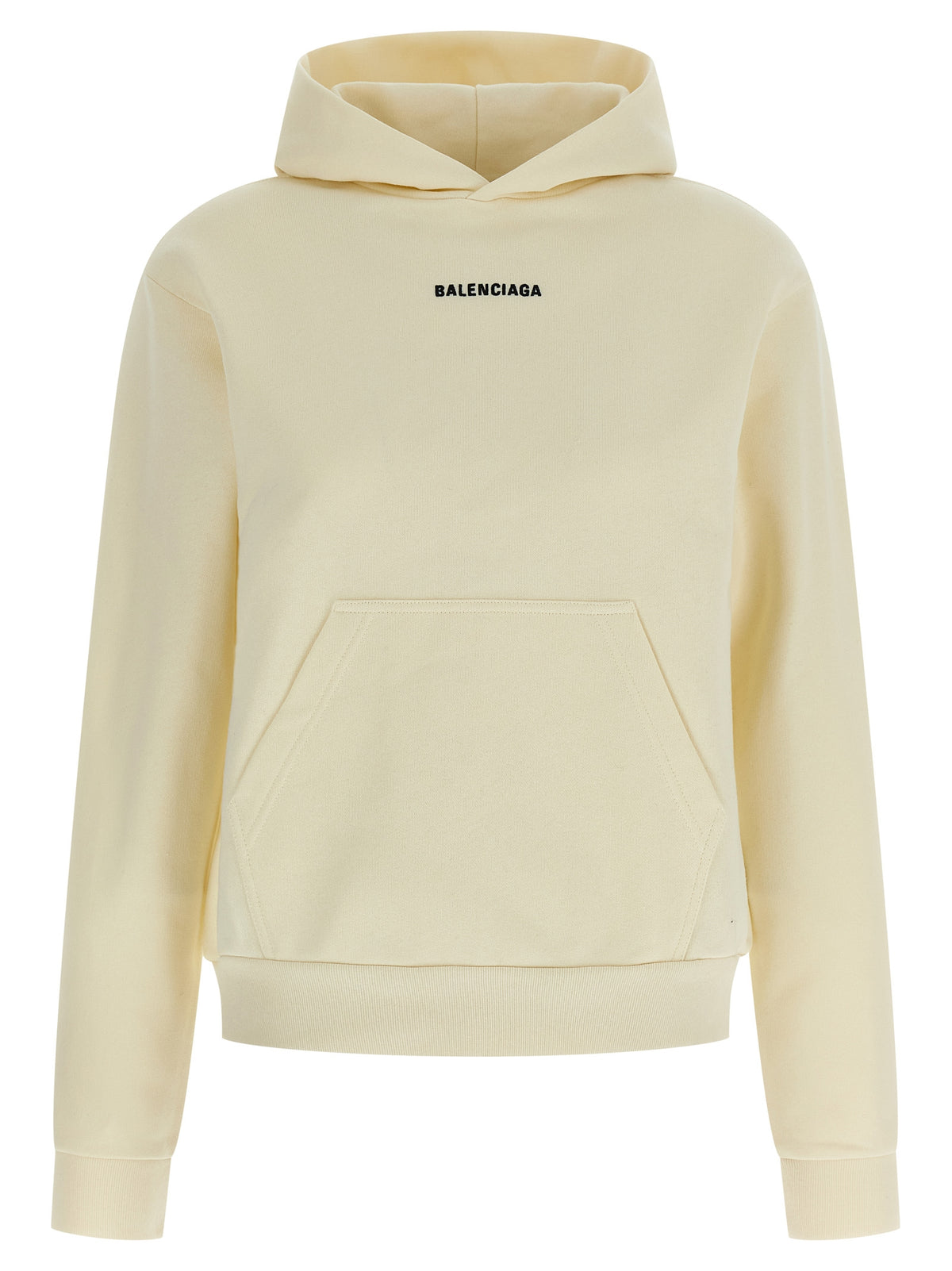 Balenciaga Beige Cotton Sweatshirt - Effortless Style and Comfort