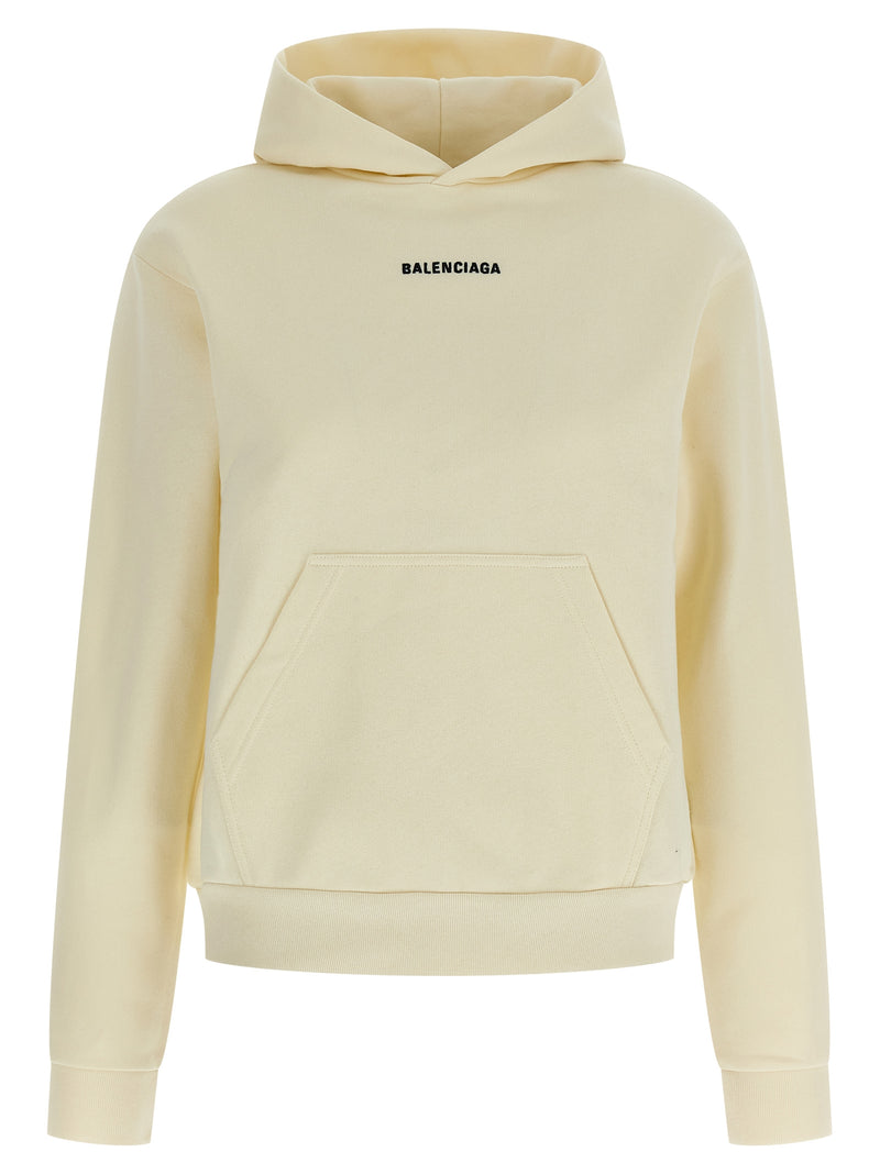Balenciaga Beige Cotton Sweatshirt - Effortless Style and Comfort