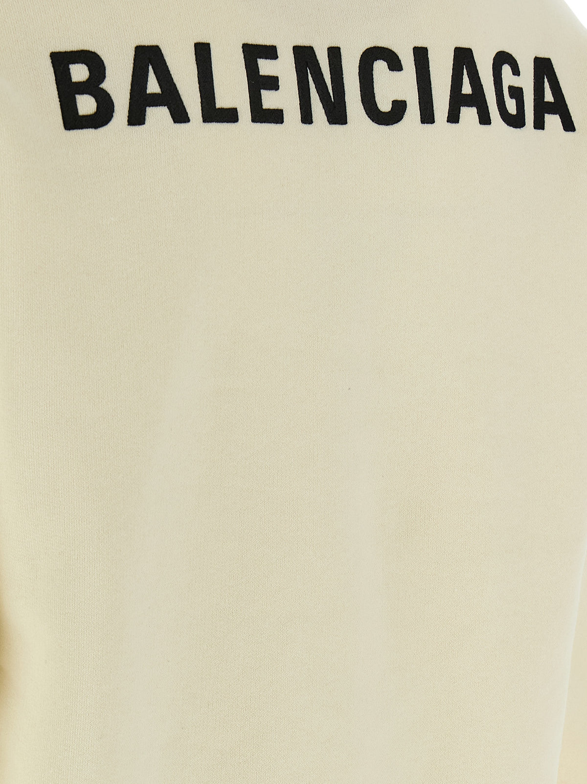 Balenciaga Beige Cotton Sweatshirt - Effortless Style and Comfort