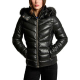 Veste longue Morgan De Toi noire en polyéthylène