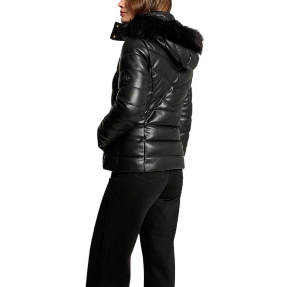 Veste longue Morgan De Toi noire en polyéthylène