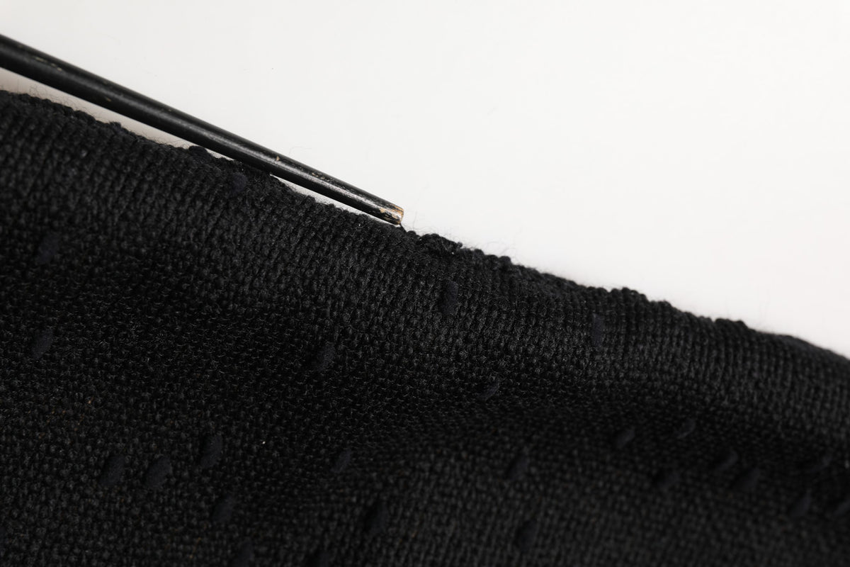 Dolce & Gabbana Black High Waist Pencil Cut Knee Length Skirt
