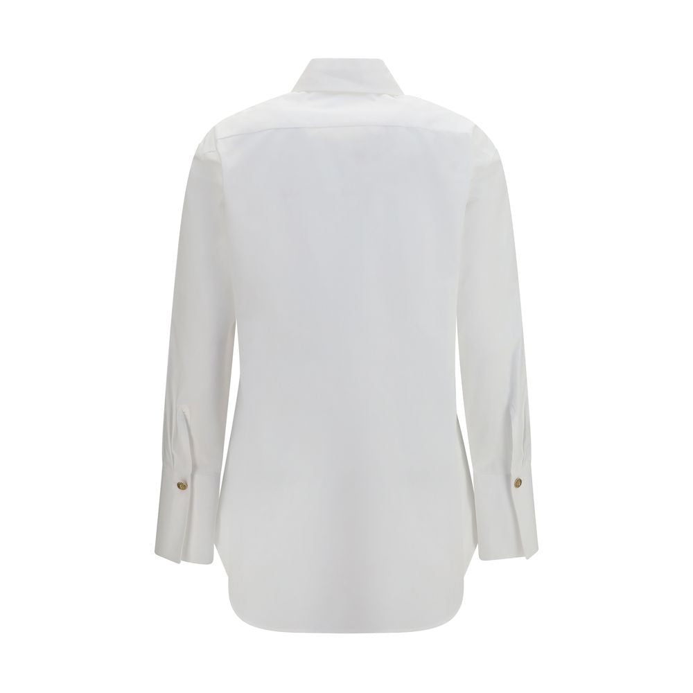 Chemise Balmain en coton blanc