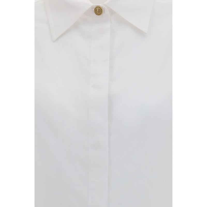 Chemise Balmain en coton blanc